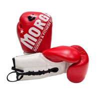 MORGAN V2 FIGHT NIGHT BOXING GLOVES (8OZ - 10OZ) [Red/White 10oz]