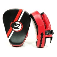 MORGAN V2 CLASSIC ALL PURPOSE PRE-BENT FOCUS PADS (PAIR) [Black/Red]