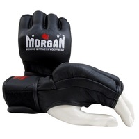 MORGAN V2 ELITE LEATHER MMA GLOVES [Medium]