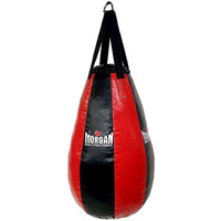 MORGAN 50KG V2 TEAR DROP BAG (EMPTY OPTION AVAILABLE)[Red/Black Filled]