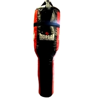 MORGAN 40KG ANGLE PUNCH BAG (EMPTY OPTION AVAILABLE)[Red/Black Filled]