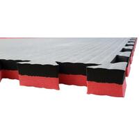 MORGAN 3cm TATAMI JIGSAW INTERLOCKING FLOOR MATS[Red/Black]