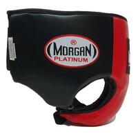 MORGAN PLATINUM LEATHER  ABDO GUARD[X Large Red]