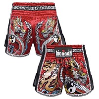 MORGAN RED DRAGON MUAY THAI SHORTS