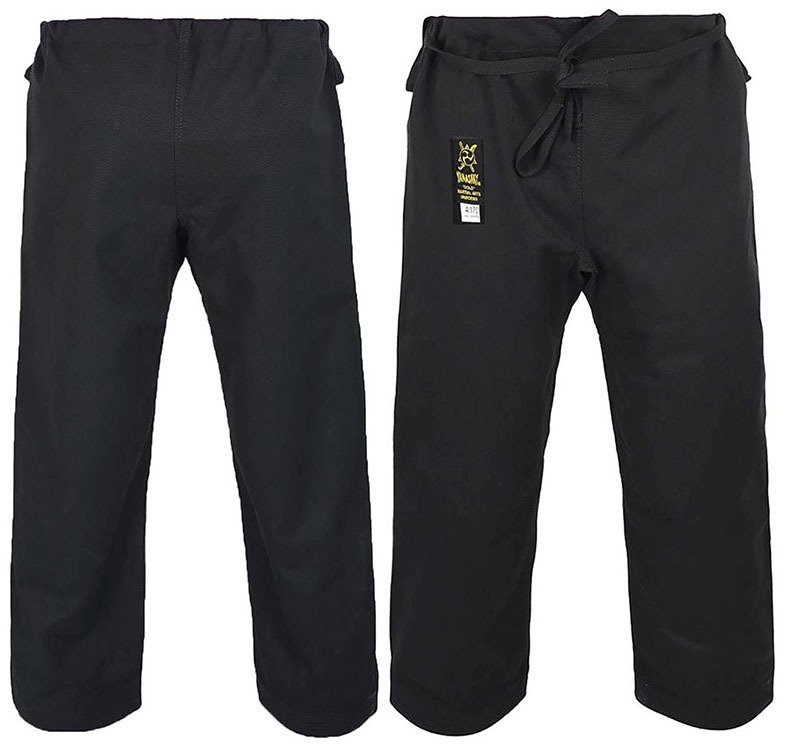 Black Karate Trousers – MAUK