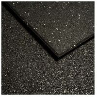 MORGAN COMMERCIAL GRADE  RUBBER FLOOR TILES | WHITE FLECK (1m x 1m x 15mm)