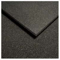MORGAN COMMERCIAL GRADE RUBBER FLOOR TILES | BLACK (1m x 1m x 15mm)