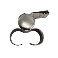Morgan Finger Grip Metal Whistle